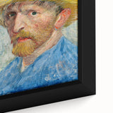 Impressionism Wall Art - Self-Portrait with Straw Hat (1887) by van Gogh
