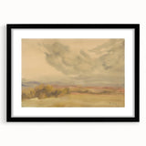 Modern Wall Art – Serene Landscape with Cloudy Sky