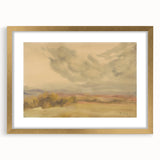 Modern Wall Art – Serene Landscape with Cloudy Sky