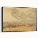 Modern Wall Art – Serene Landscape with Cloudy Sky