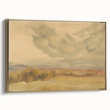Modern Wall Art – Serene Landscape with Cloudy Sky