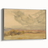 Modern Wall Art – Serene Landscape with Cloudy Sky
