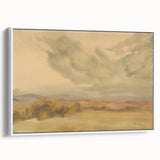 Modern Wall Art – Serene Landscape with Cloudy Sky