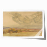 Modern Wall Art – Serene Landscape with Cloudy Sky