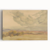 Modern Wall Art – Serene Landscape with Cloudy Sky