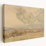 Modern Wall Art – Serene Landscape with Cloudy Sky