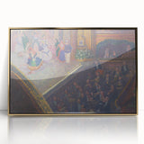 Modern Wall Art – Vibrant Ballet Scene with Orchestra