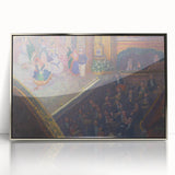 Modern Wall Art – Vibrant Ballet Scene with Orchestra