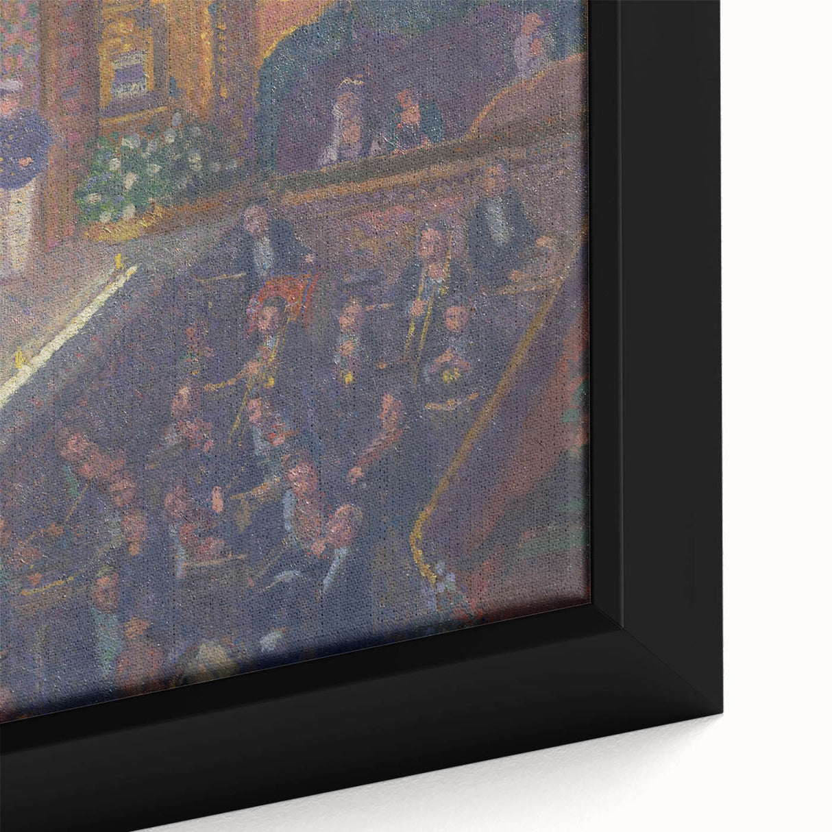 Modern Wall Art – Vibrant Ballet Scene with Orchestra