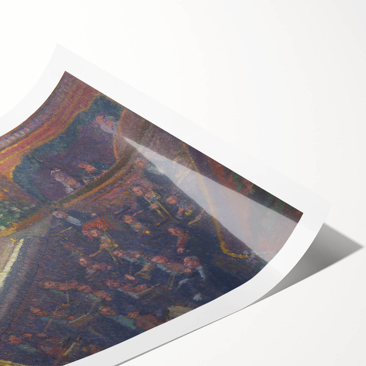 Modern Wall Art – Vibrant Ballet Scene with Orchestra