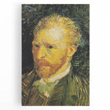 Impressionism Wall Art - Self-Portrait with Bold Colors (1887) by van Gogh