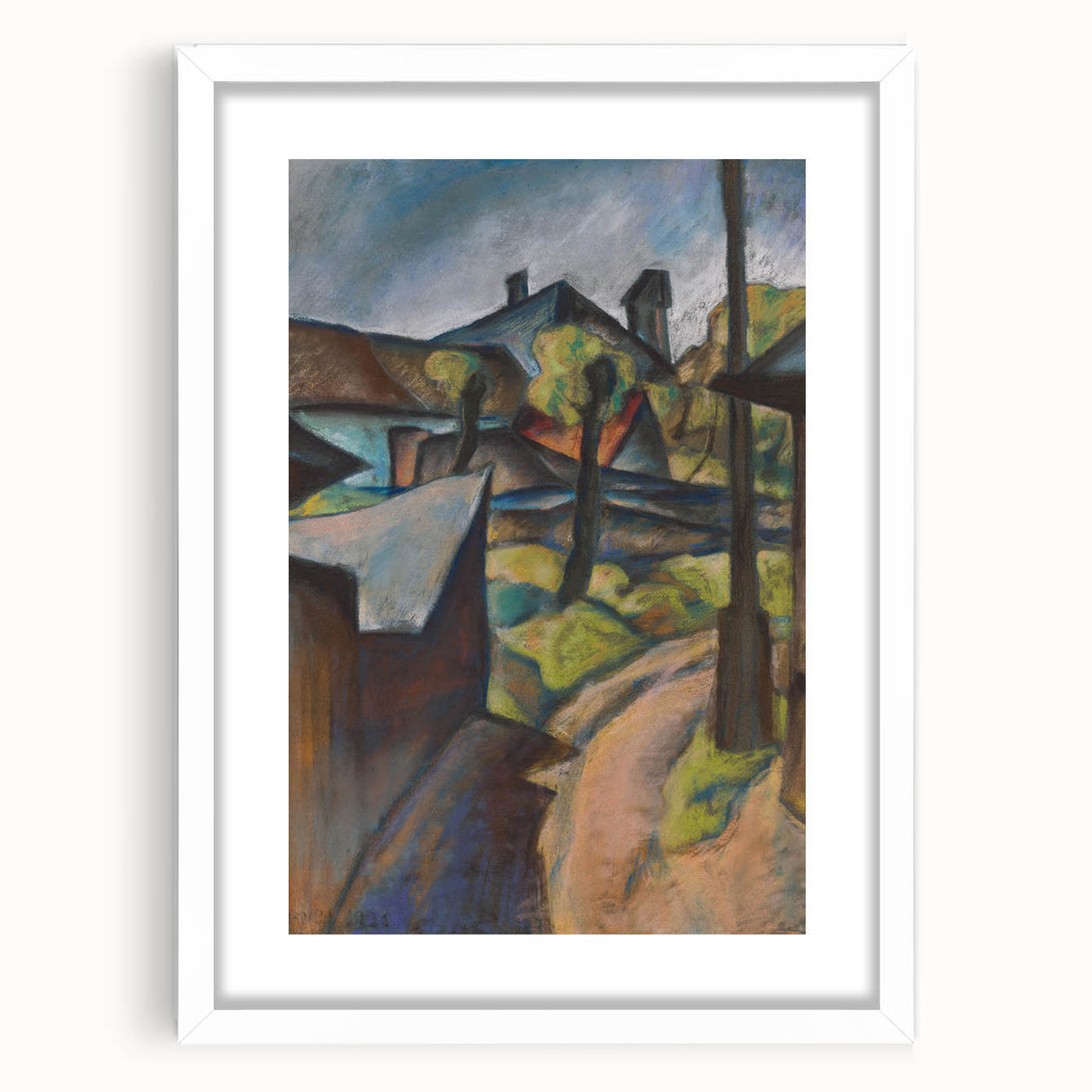 Modern Wall Art: Outskirts of Košice – Abstract Landscape Masterpiece