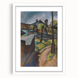 Modern Wall Art: Outskirts of Košice – Abstract Landscape Masterpiece