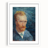 Impressionism Wall Art - Self-Portrait with Intense Blues (1887) by van Gogh