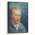 Impressionism Wall Art - Self-Portrait with Intense Blues (1887) by van Gogh
