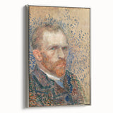 Impressionism Wall Art - Self-Portrait with Pointillism (1887) by van Gogh