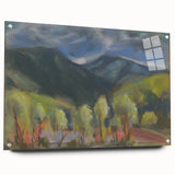 Modern Wall Art – Lush Spring Landscape with Vibrant Colors