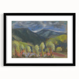 Modern Wall Art – Lush Spring Landscape with Vibrant Colors