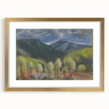 Modern Wall Art – Lush Spring Landscape with Vibrant Colors