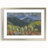 Modern Wall Art – Lush Spring Landscape with Vibrant Colors