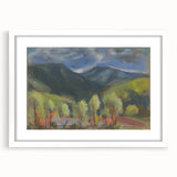 Modern Wall Art – Lush Spring Landscape with Vibrant Colors
