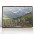 Modern Wall Art – Lush Spring Landscape with Vibrant Colors