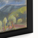 Modern Wall Art – Lush Spring Landscape with Vibrant Colors