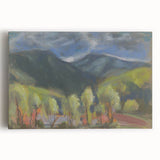 Modern Wall Art – Lush Spring Landscape with Vibrant Colors