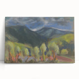 Modern Wall Art – Lush Spring Landscape with Vibrant Colors