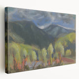 Modern Wall Art – Lush Spring Landscape with Vibrant Colors