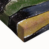 Modern Wall Art – Abstract Beach Landscape with Dynamic Colors