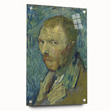 Impressionism Wall Art: Van Gogh’s 1889 Self-Portrait in Blue Tones