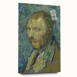Impressionism Wall Art: Van Gogh’s 1889 Self-Portrait in Blue Tones