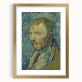 Impressionism Wall Art: Van Gogh’s 1889 Self-Portrait in Blue Tones