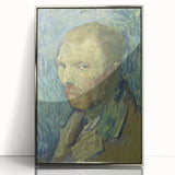Impressionism Wall Art: Van Gogh’s 1889 Self-Portrait in Blue Tones