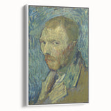 Impressionism Wall Art: Van Gogh’s 1889 Self-Portrait in Blue Tones