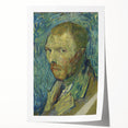 Impressionism Wall Art: Van Gogh’s 1889 Self-Portrait in Blue Tones