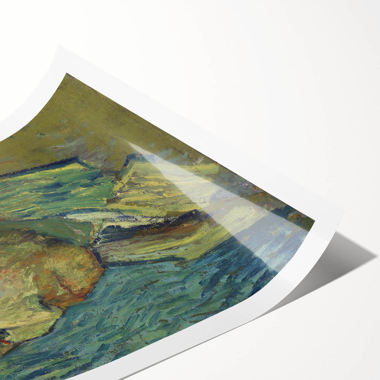 Impressionism Wall Art: Van Gogh’s 1889 Self-Portrait in Blue Tones