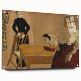 Modern Wall Art – Intimate Interior Scene with Elegant Tones