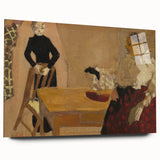 Modern Wall Art – Intimate Interior Scene with Elegant Tones