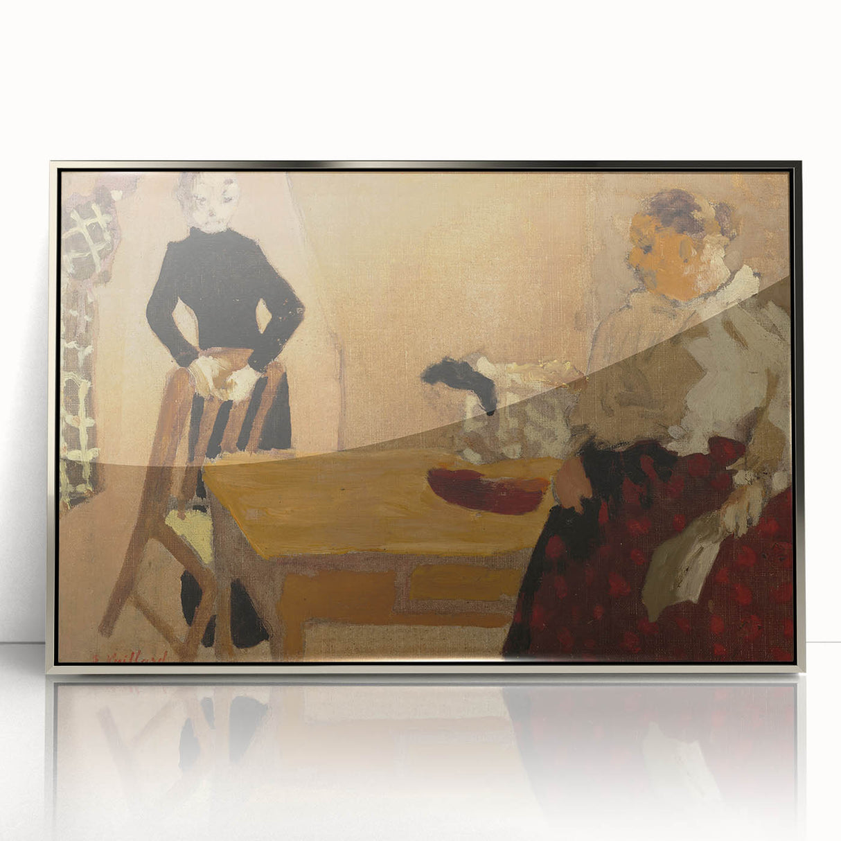 Modern Wall Art – Intimate Interior Scene with Elegant Tones