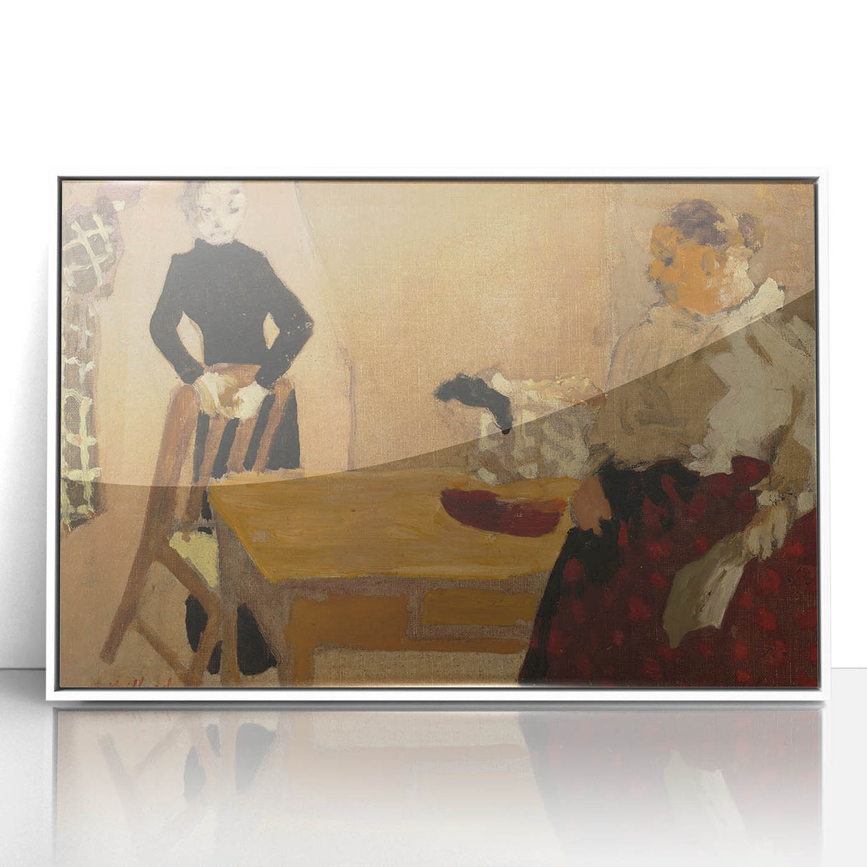 Modern Wall Art – Intimate Interior Scene with Elegant Tones