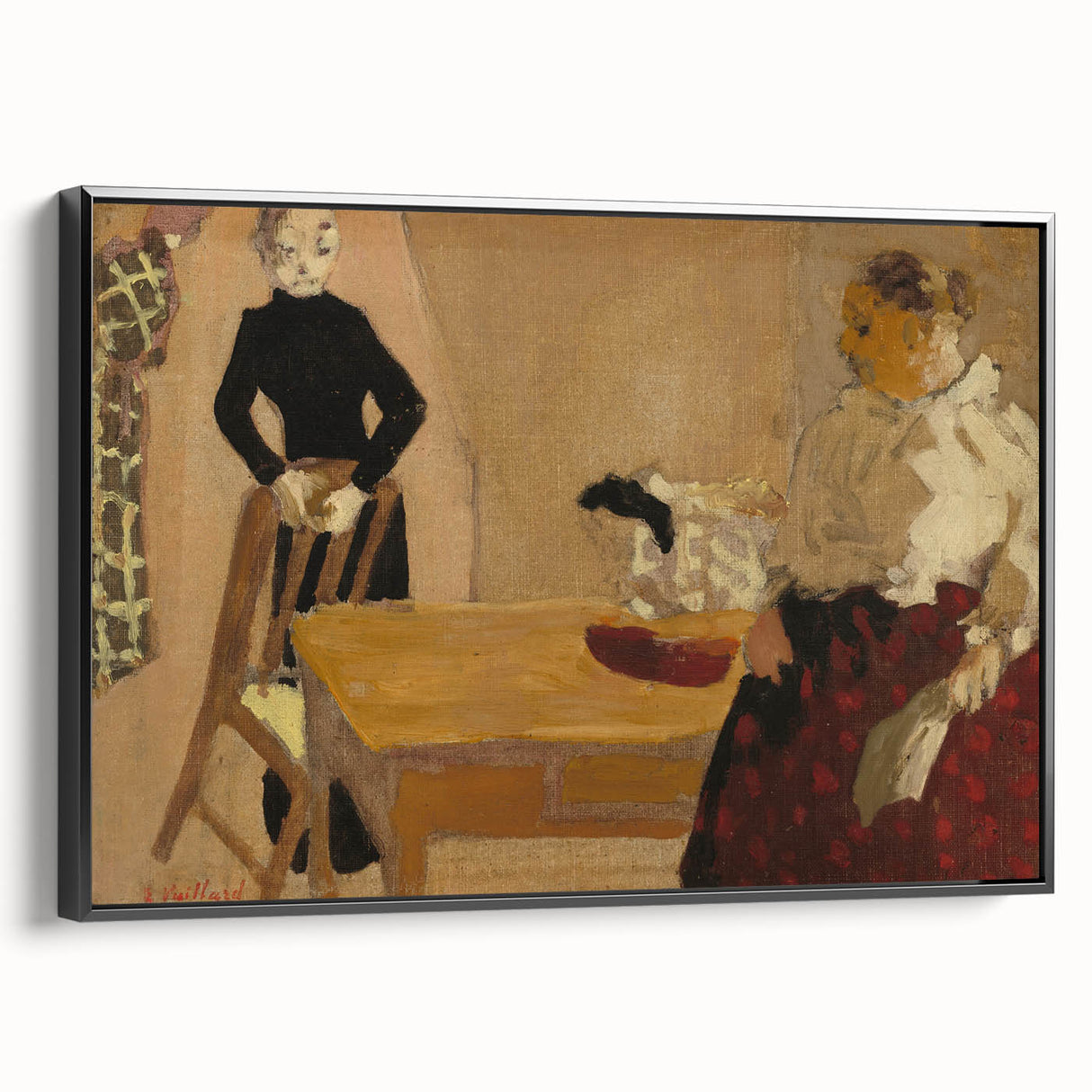 Modern Wall Art – Intimate Interior Scene with Elegant Tones