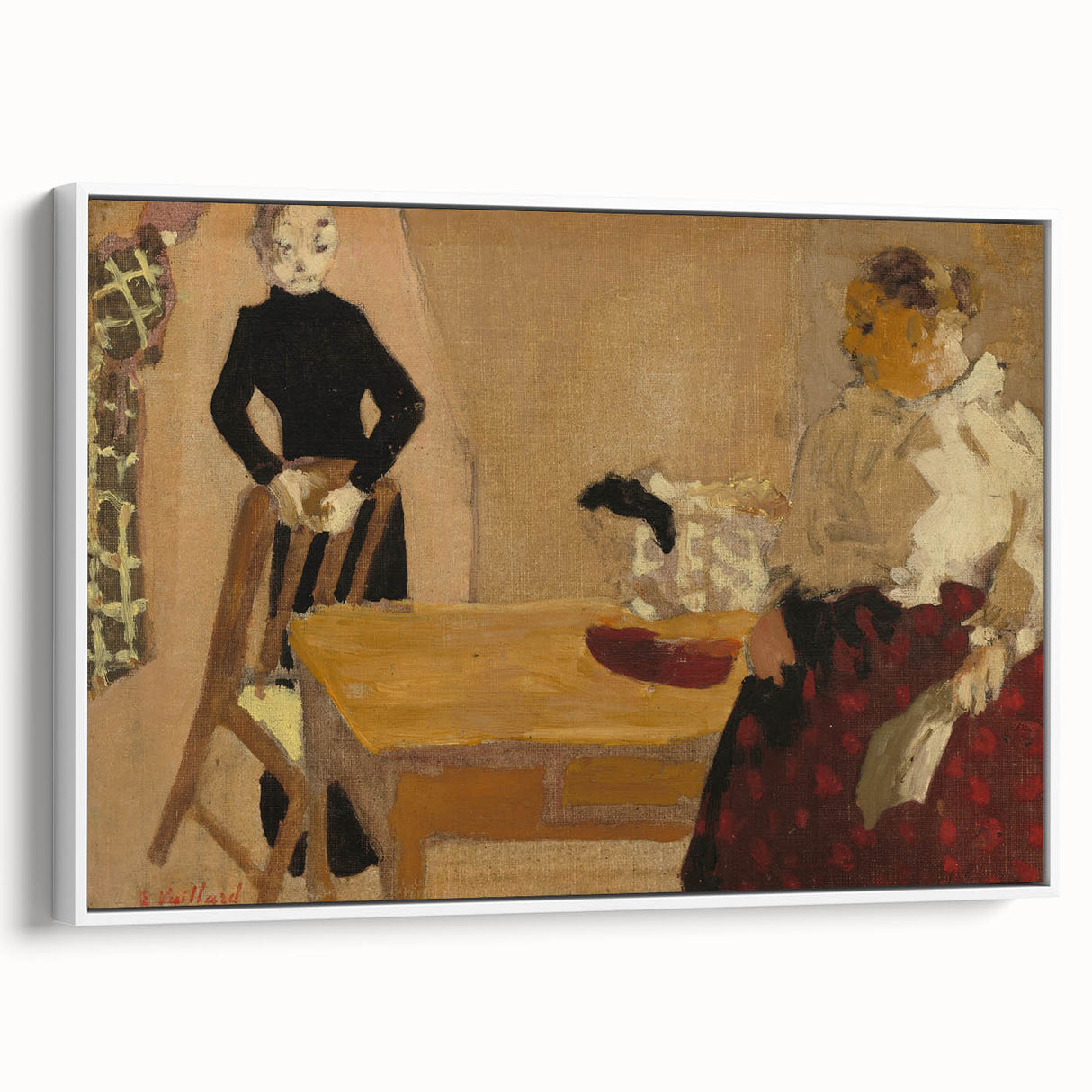 Modern Wall Art – Intimate Interior Scene with Elegant Tones