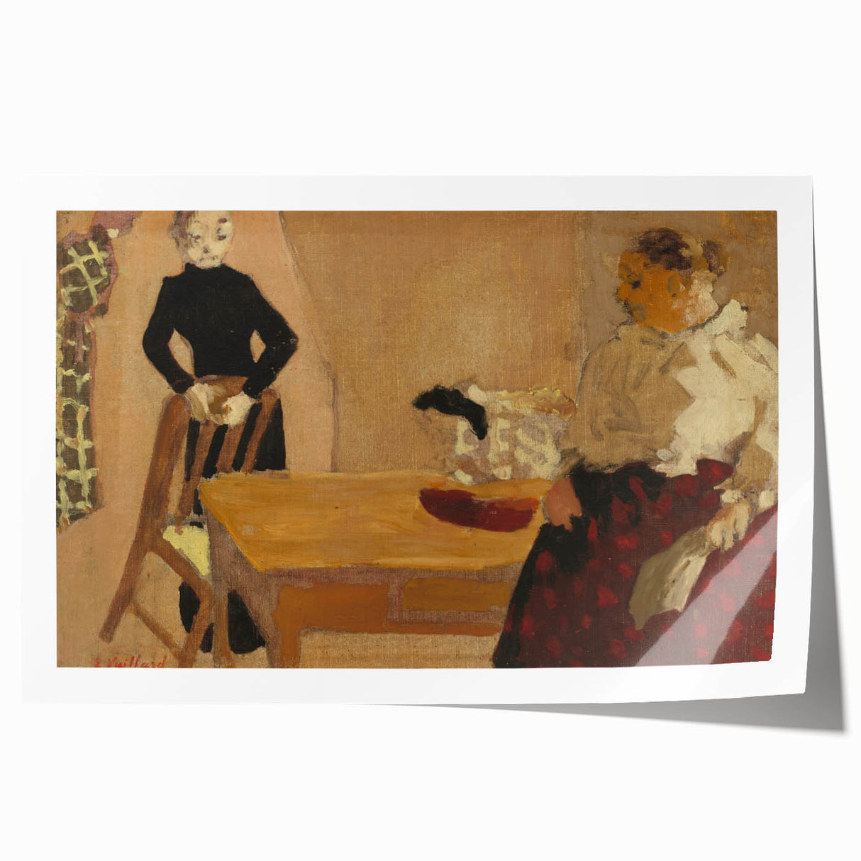 Modern Wall Art – Intimate Interior Scene with Elegant Tones