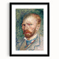Impressionist Portrait: Van Gogh’s 1889 Self-Portrait in Soft Hues