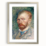 Impressionist Portrait: Van Gogh’s 1889 Self-Portrait in Soft Hues