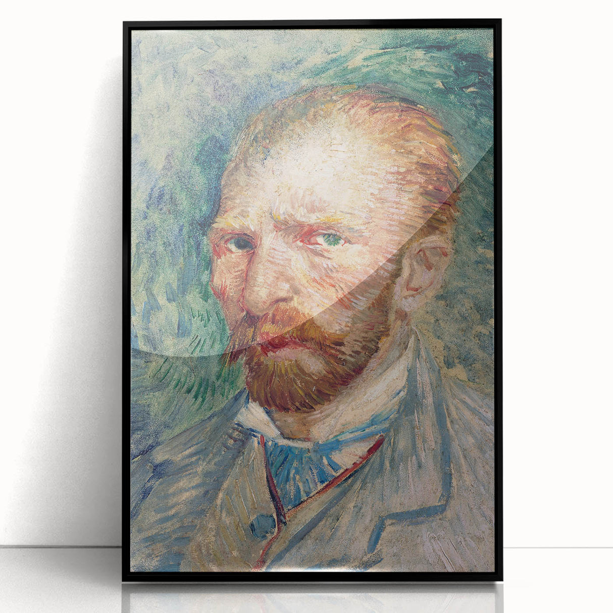 Impressionist Portrait: Van Gogh’s 1889 Self-Portrait in Soft Hues
