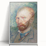 Impressionist Portrait: Van Gogh’s 1889 Self-Portrait in Soft Hues