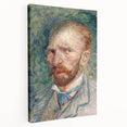 Impressionist Portrait: Van Gogh’s 1889 Self-Portrait in Soft Hues